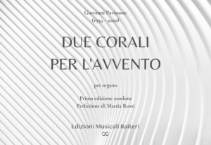Giovanni Parissone - Due corali per l'Avvento