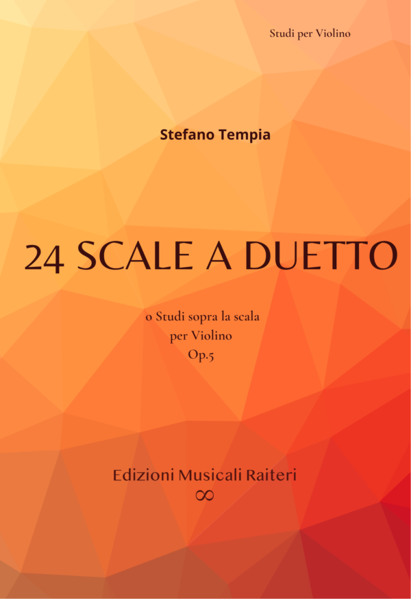 Stefano Tempia - 24 scale a duetto per violino solo