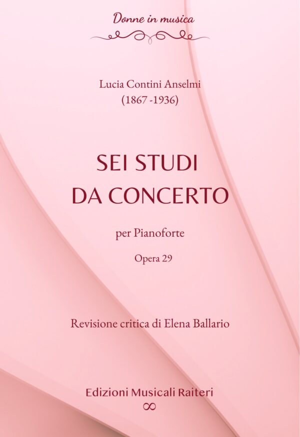 Lucia Contini Anselmi - Sei studi da concerto per pianoforte