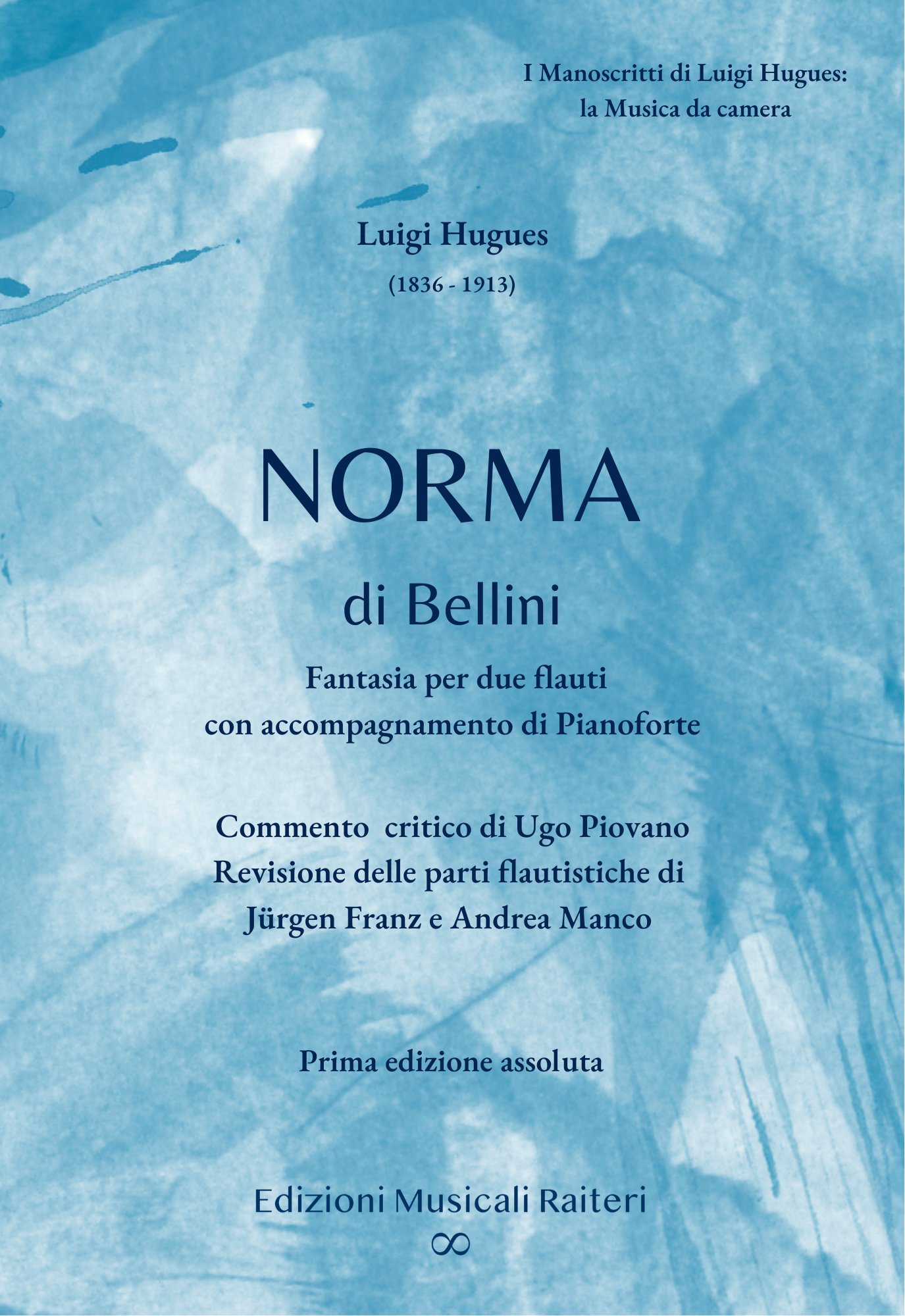 Luigi Hugues -  Norma di Bellini    Fantasia per due flauti e pianoforte