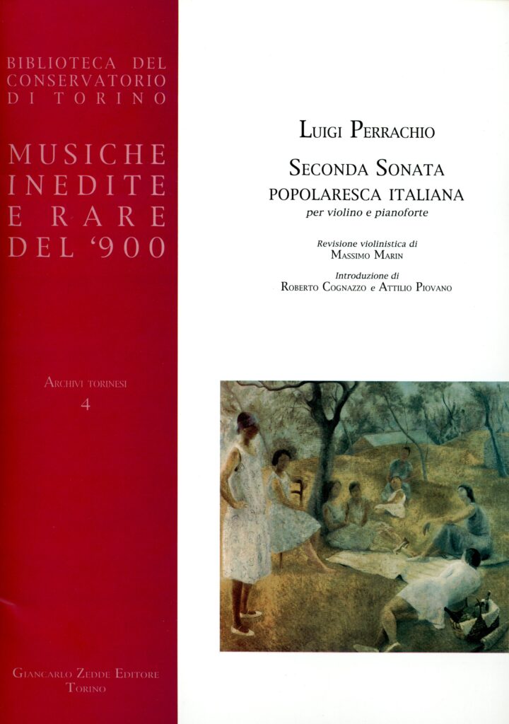 Luigi Perrachio Seconda Sonata popolaresca italiana per violino e pianoforte